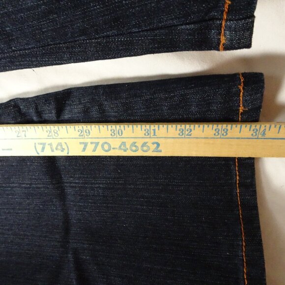 So Juniors Low Rise Flare Jean Size 7 Long - Picture 8 of 8